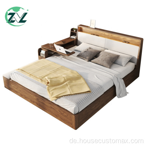 MDF-Kopfteil mit leichten Bettschubladen Home Bed